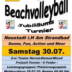NLC Beachvolleyball Jubiläumsturnier!