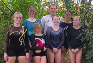 Rhönradturnerinnen beim Norddeutschen Pokal